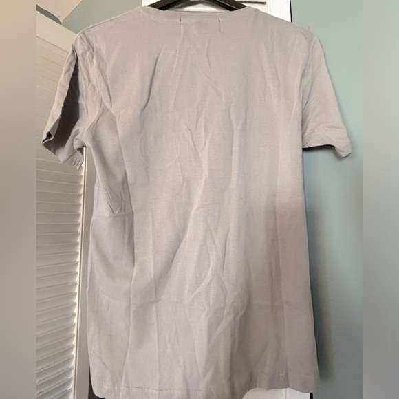 Unisex Hip and Bone Smiley Grey Tee - Small - Picture 3 of 3